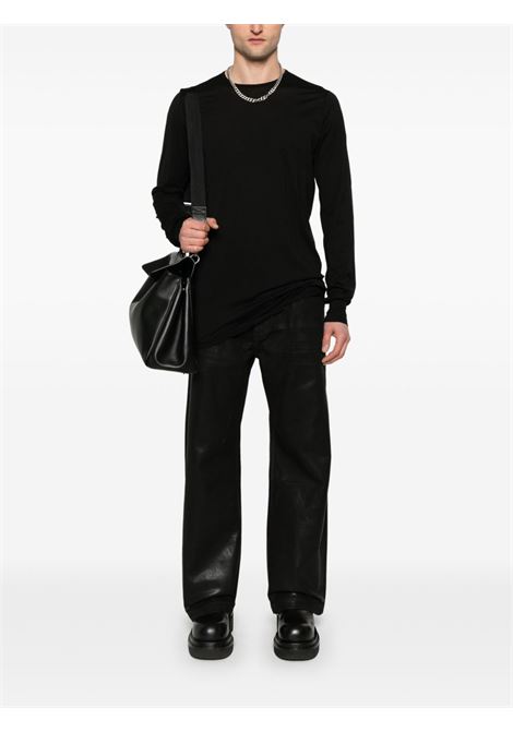 t-shirt level uomo nera RICK OWENS DRKSHDW | DU01E3260 BH09